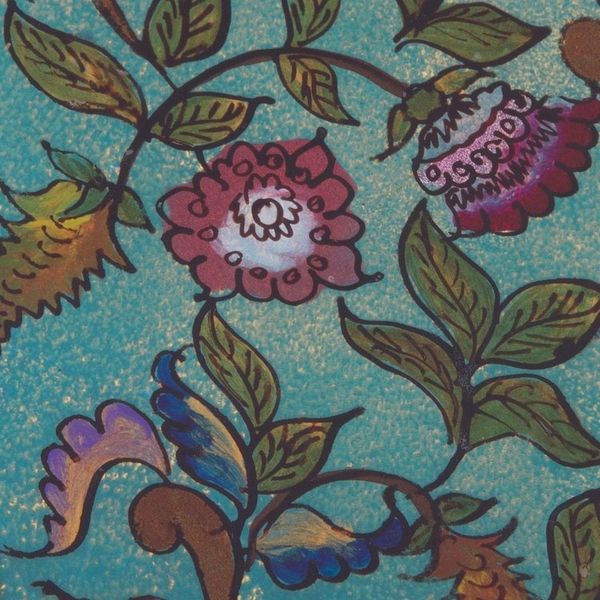 Alternate image for Handcrafted Reverse-Painted Glass Pencil Holder from Peru Flowering Companion