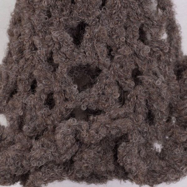 Alternate image for Hand-Crocheted Alpaca Blend Scarf in Chocolate from Peru Chocolate Elegance