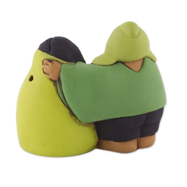 Alternate image for Petite Andean Christmas Nativity Scene in Ceramic Holy Family in Peru