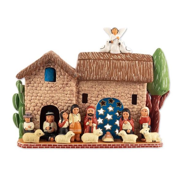 Alternate image for Ceramic nativity scene A Wonderful Christmas