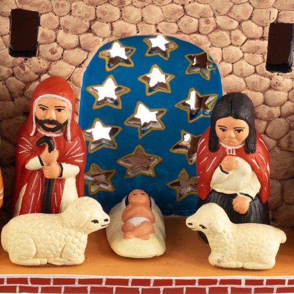 Alternate image for Ceramic nativity scene A Wonderful Christmas