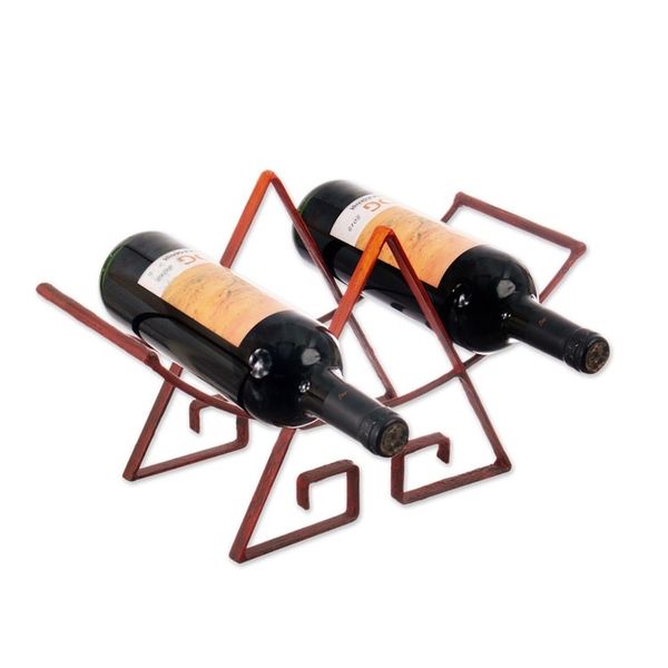 Alternate image for Steel wine bottle holder Inca Glyph
