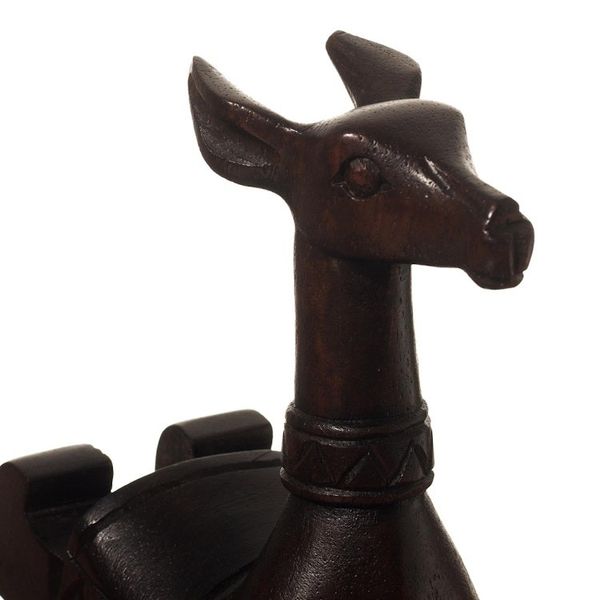Alternate image for Hand-carved Vicua Wood Phone Holder From Peru Andes Vicua