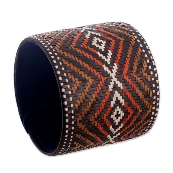 Alternate image for Handwoven Wide Cuff Bracelet Powerful Source