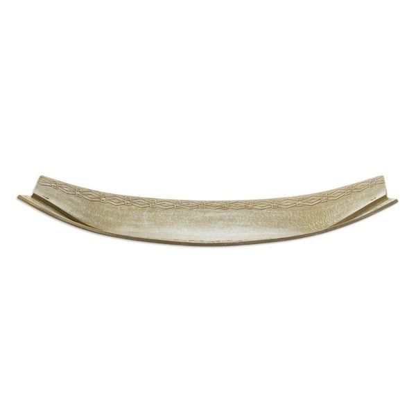 Alternate image for Handmade Leather Centerpiece Canoe