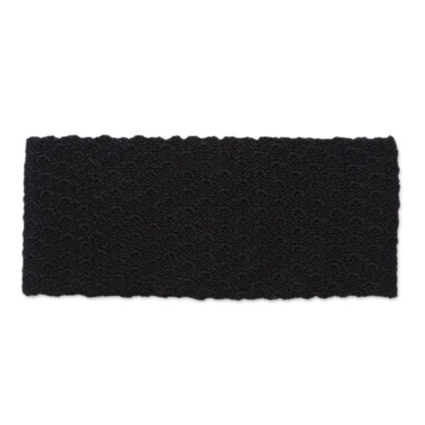 Alternate image for Wave Pattern 100 Baby Alpaca Headband in Black from Peru Passionate Waves in Black
