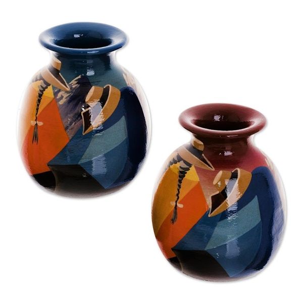 Alternate image for Cuzco Ceramic Vases Pair Get-Together