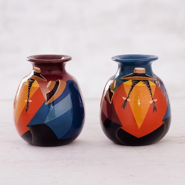 Alternate image for Cuzco Ceramic Vases Pair Get-Together