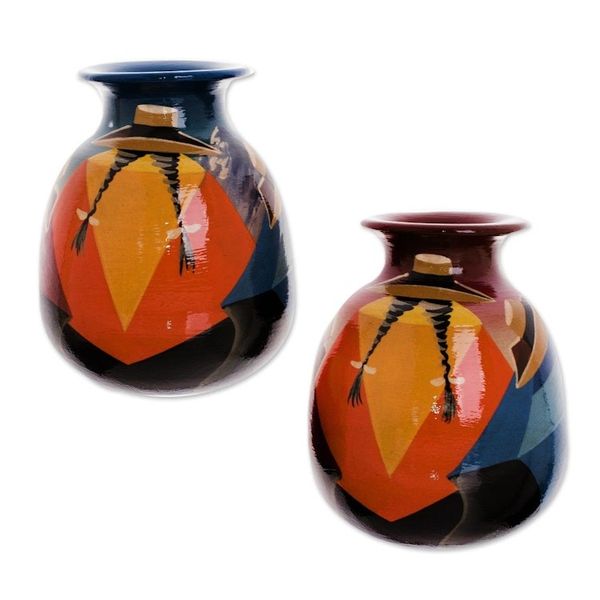 Alternate image for Cuzco Ceramic Vases Pair Get-Together