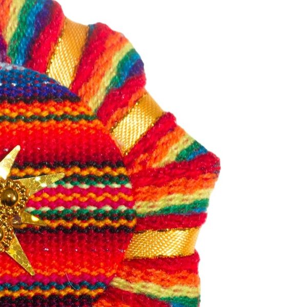 Alternate image for Cotton ornaments Set of 6 Suns and Stars