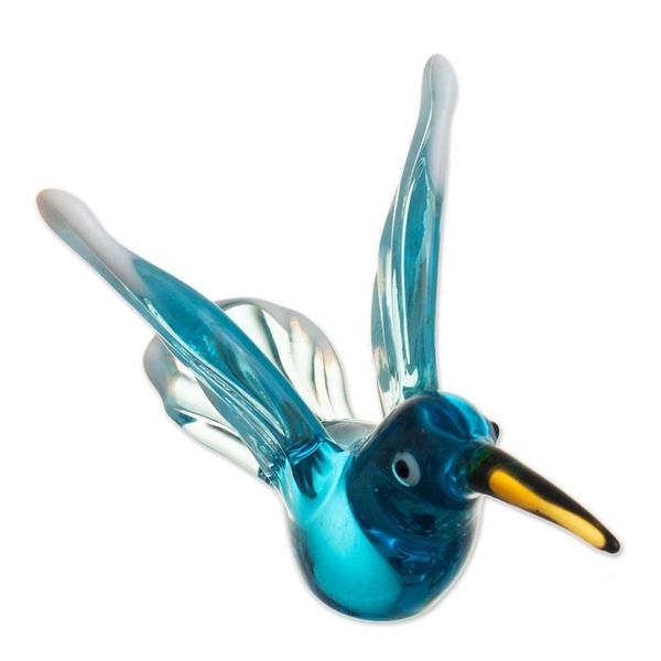 Alternate image for Handcrafted Glass Hummingbirds Set of 4 Hummingbird Flock