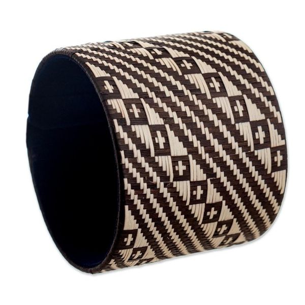 Alternate image for Wide Natural Fiber Cuff Bracelet The Way of the Cross