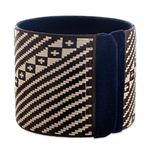 Alternate image for Wide Natural Fiber Cuff Bracelet The Way of the Cross