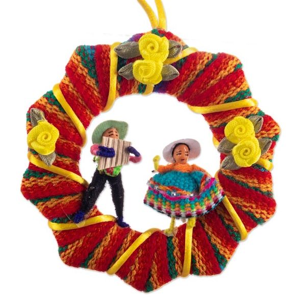 Alternate image for Peruvian Cotton Blend Ornaments Machu Picchu Feast