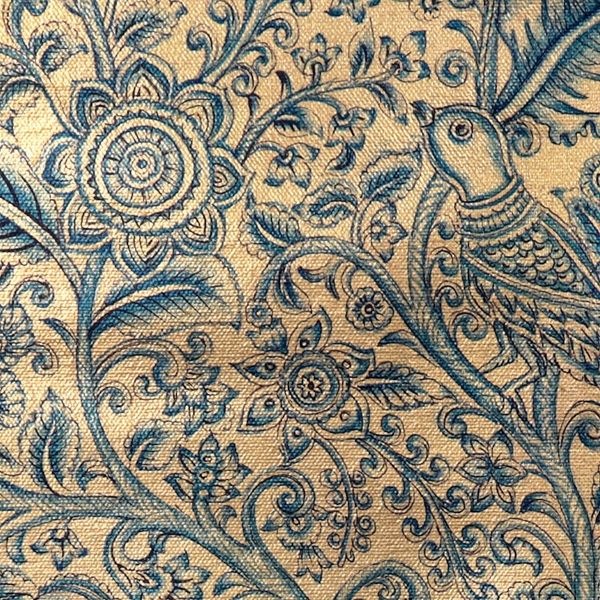 Alternate image for Tree of Life Kalamkari Painting Dancing Clouds and Golden