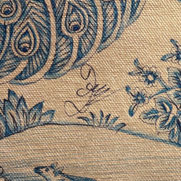 Alternate image for Tree of Life Kalamkari Painting Dancing Clouds and Golden