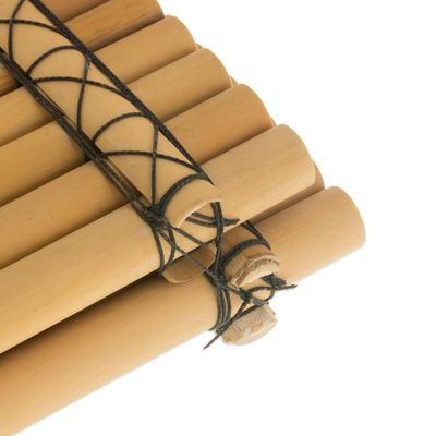 Alternate image for Natural Cane Zampona Panpipe from Peru 14 in Folk Sound