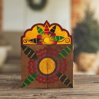 Alternate image for Wood and ceramic nativity scene First Christmas