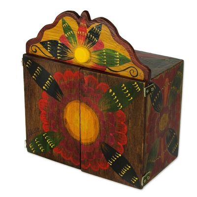 Alternate image for Wood and ceramic nativity scene First Christmas