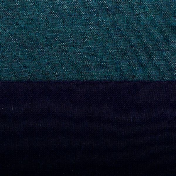Alternate image for Knit Reversible Baby Alpaca Scarf in Indigo and Peacock Peacock Trends