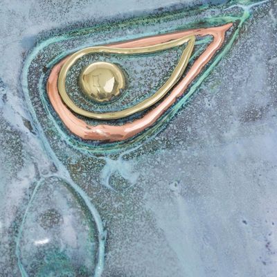 Alternate image for Archaeological Bronze and Copper Mask God of Rituals