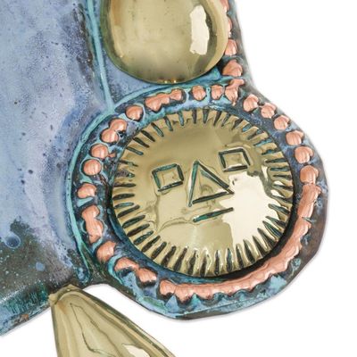 Alternate image for Archaeological Bronze and Copper Mask God of Rituals