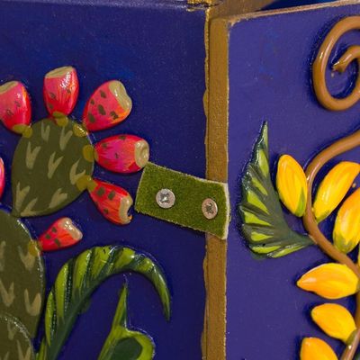 Alternate image for Ceramic and Wood Christian Retablo from Peru Passion of Jesus