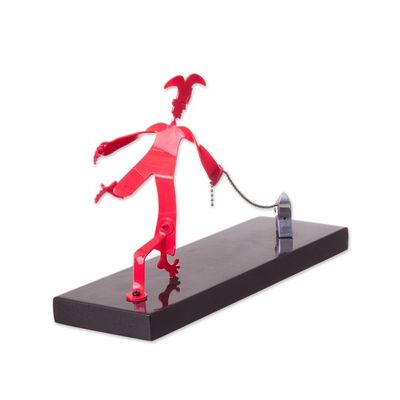 Alternate image for Dog-Themed Original Aluminum Sculpture from Peru Sunday Walks