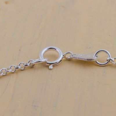 Alternate image for Sterling Silver Pendant Necklace with 3 Birds from Peru Three Doves