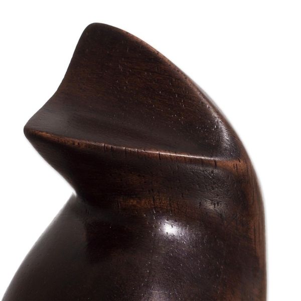 Alternate image for Cedar Wood Cat Figurines from Peru Pair Mother Cat