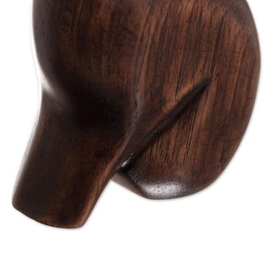 Alternate image for Cedar Wood Cat Figurines from Peru Pair Mother Cat