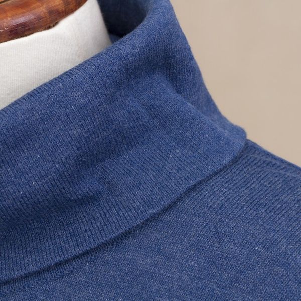 Alternate image for Knit Cotton Blend Pullover in Solid Royal Blue from Peru Royal Blue Versatility