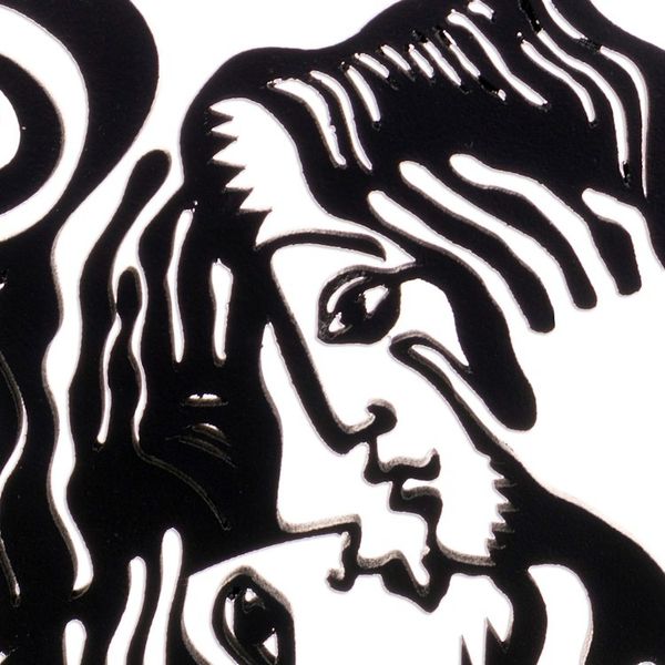 Alternate image for Romantic Black and Brown Wood Sculpture Handcrafted in Peru Adore Me
