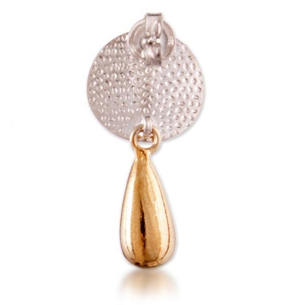 Alternate image for 18k Gold-Accented Moon-Inspired Dangle Earrings from Peru Lunar Glint