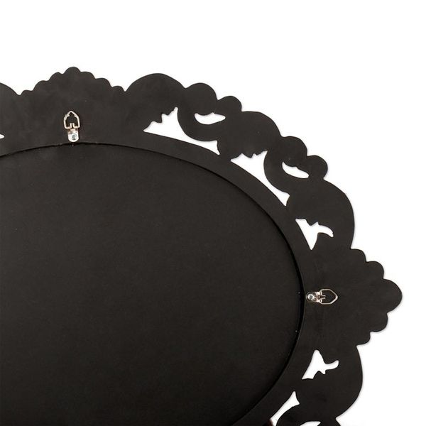 Alternate image for Wood Wall Mirror with Polished Bronze and Aluminum Accents Fantasy Queen