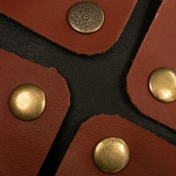 Alternate image for Mens Modern Geometric Coffee Leather Coin Holder Modern Collective