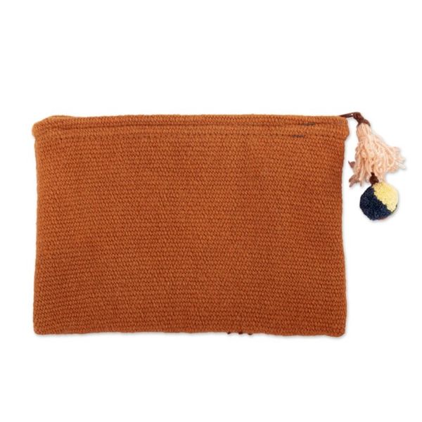 Alternate image for 100 Alpaca Cosmetic Bag with Classic Embroidered Details Classic Andes
