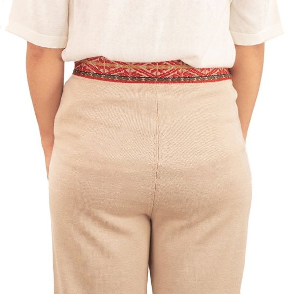 Alternate image for Handwoven Classic Patterned Red Cotton Belt from Peru Chaska