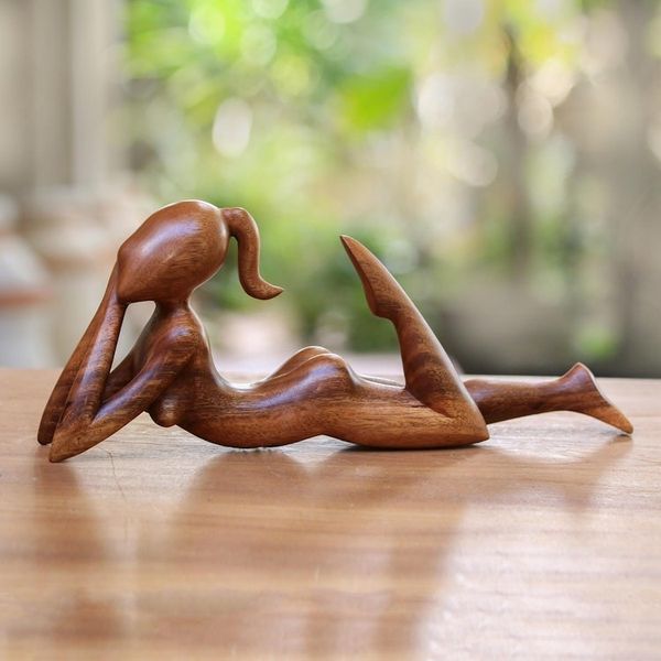 Alternate image for Female Nude Statuette Daydreamer
