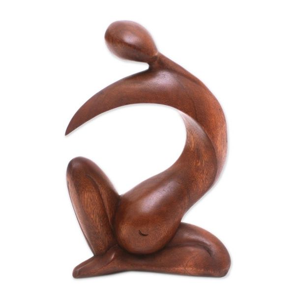 Alternate image for Wood statuette Pregnant Grace
