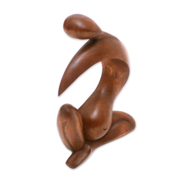 Alternate image for Wood statuette Pregnant Grace