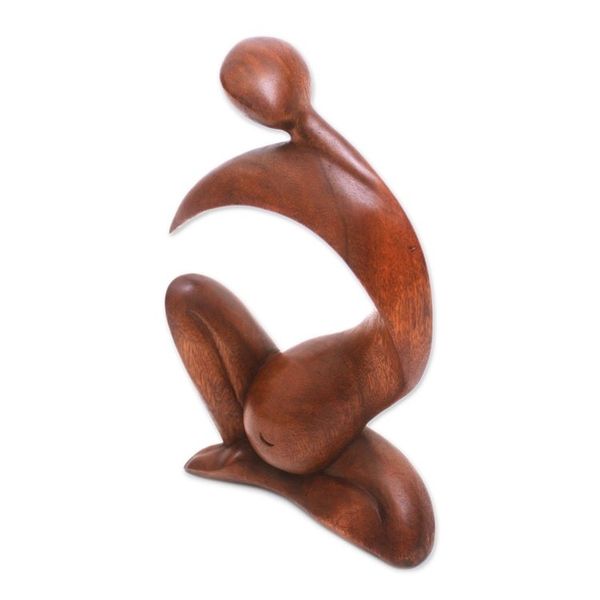 Alternate image for Wood statuette Pregnant Grace