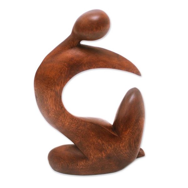 Alternate image for Wood statuette Pregnant Grace