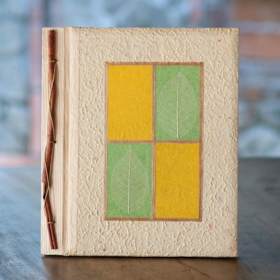 Rice Paper Photo Album from Indonesia 'Nature's Window'