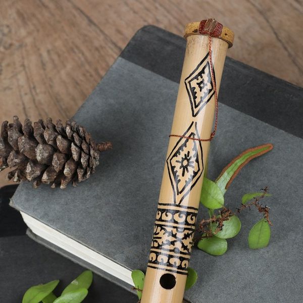 Alternate image for Hand Made Bamboo Wind Instrument from Indonesia Nightfall Serenade
