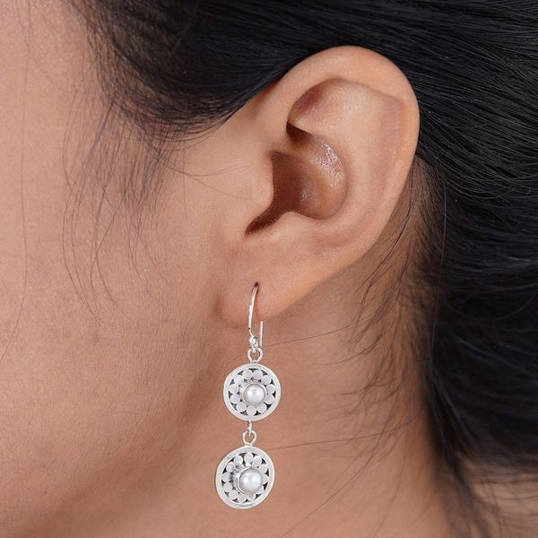 Alternate image for Pearl drop earrings Sunny Days