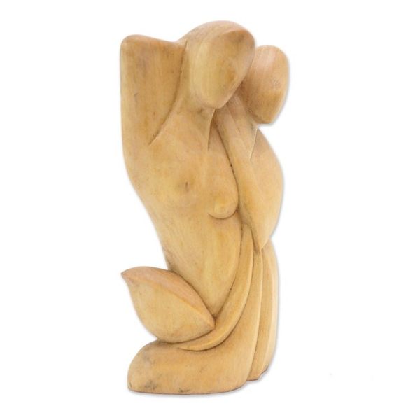 Alternate image for Crocodile Wood Romantic Sculpture Tender Love