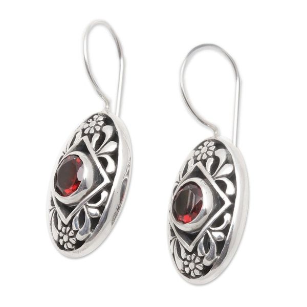 Alternate image for Garnet drop earrings Desire