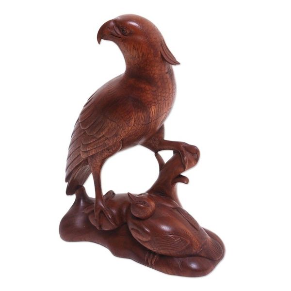 Alternate image for Wood statuette Mother Hawk