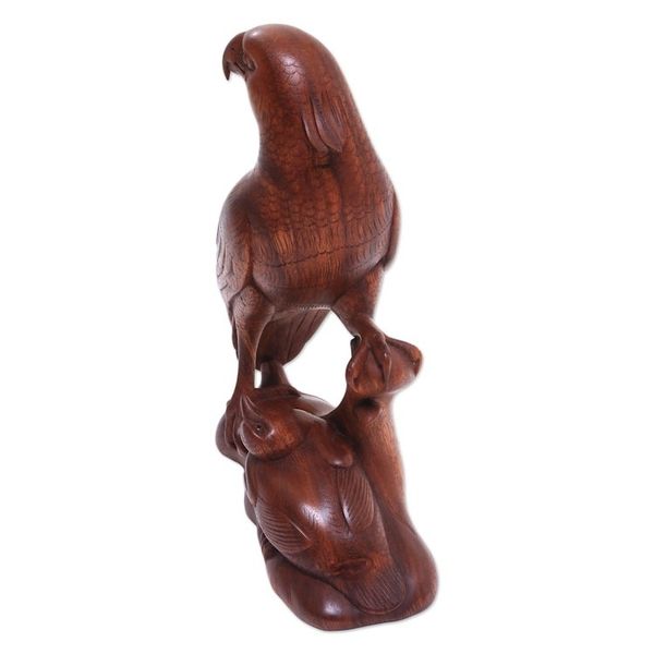 Alternate image for Wood statuette Mother Hawk